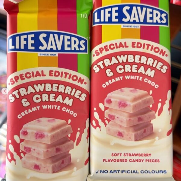 Life Savers Strawberries and Cream candy roll